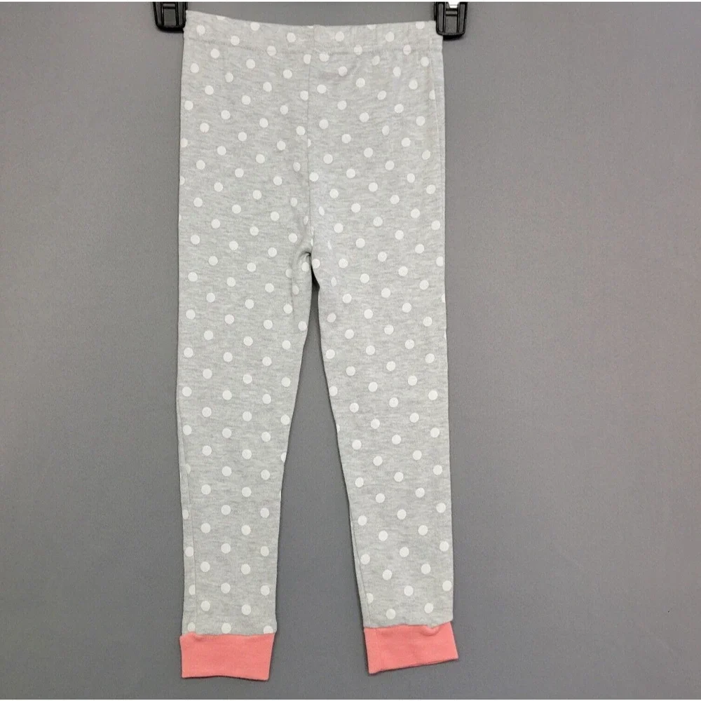 Bobbie‎ Brooks Sleepwear Pj Set Girls Youth 5/6 Pink Graphic Dino Pants Tee New